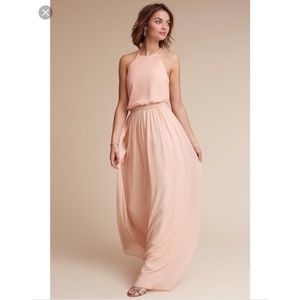 Bhldn Donna Morgan Alana Dress Blush